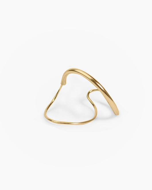 pierścionek ECLISS Curve -GOLD maksi.miuk Jewelry