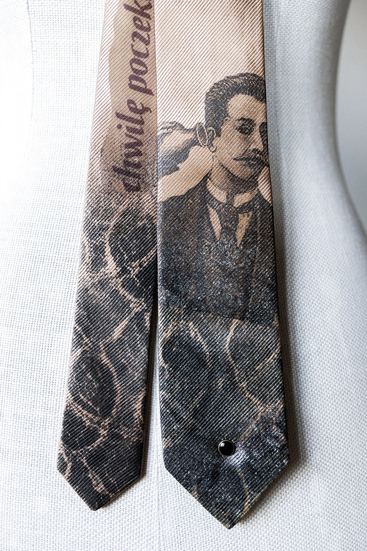 muszki i krawaty Jedwabny krawat HaloHalo dla niej lub dla niego