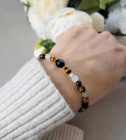 bransoletki z kamieni naturalnych Ochrona, SZCZĘŚCIE i miłość