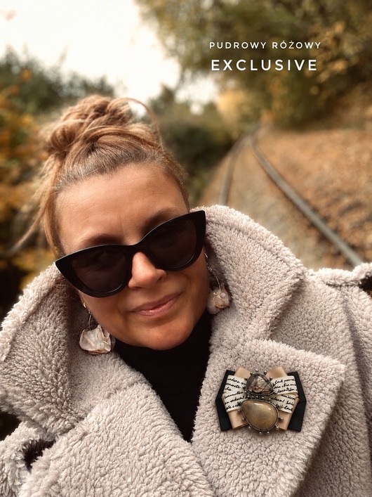 broszki Kolekcja Exclusive z Kamieniami NEW Autumn