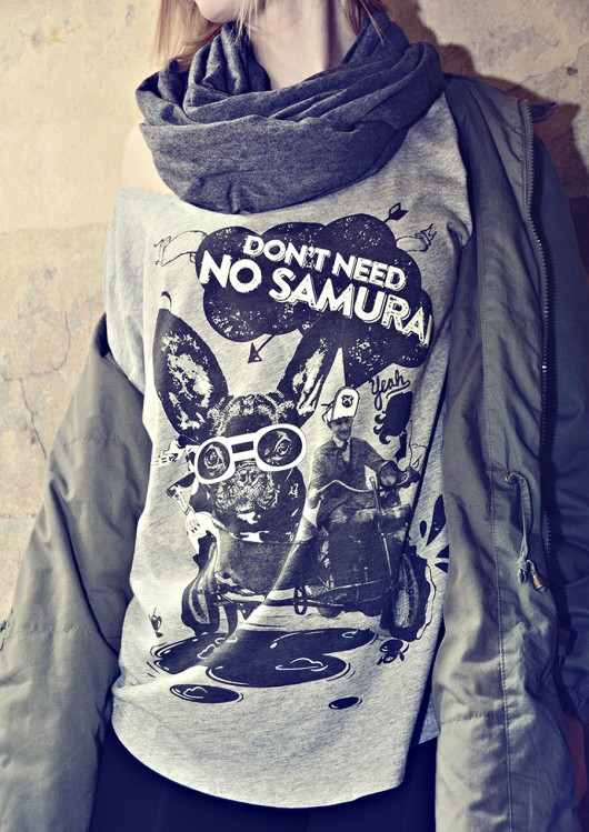 French b&w DONT NEED NO SAMURAI