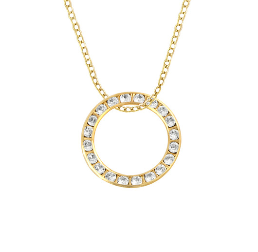 Celebrate - kryształ Swarovski hoop -  Necklace G Lavoga