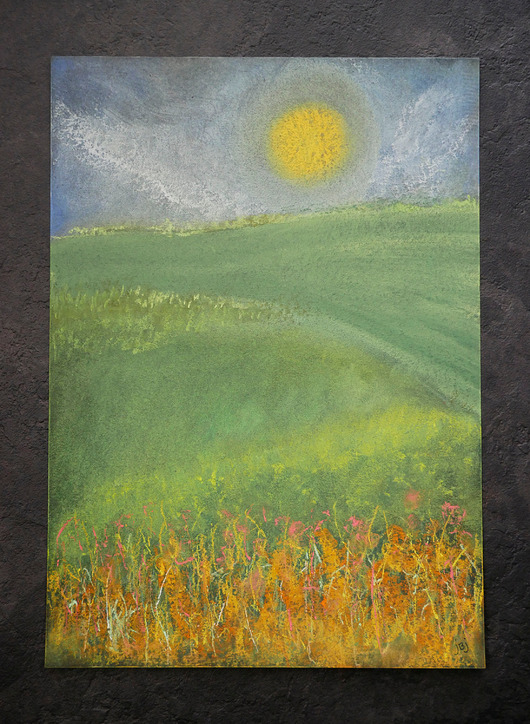 obrazy Wiosenne mgły pastela sucha