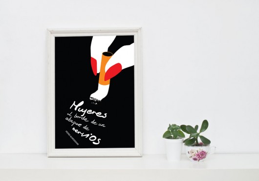 Mujeres...- Almodovar - A3 - plakat filmowy PLAKATY GEOMETRYCZNE