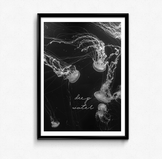 Deep water 30x40 plakat Bury Lis