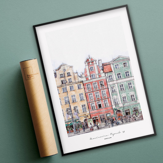 plakaty Plakat Wrocław - Kamienica Rynek 43