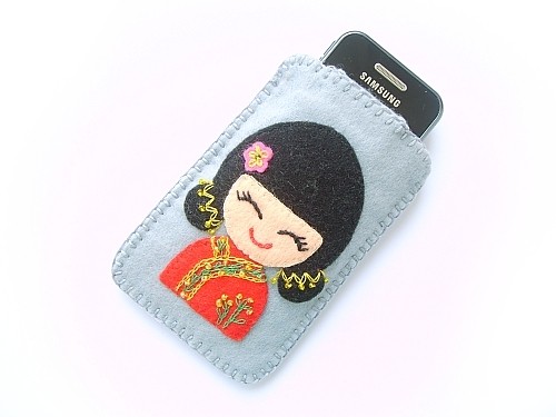 Etui na telefon Orient Girl Tulis