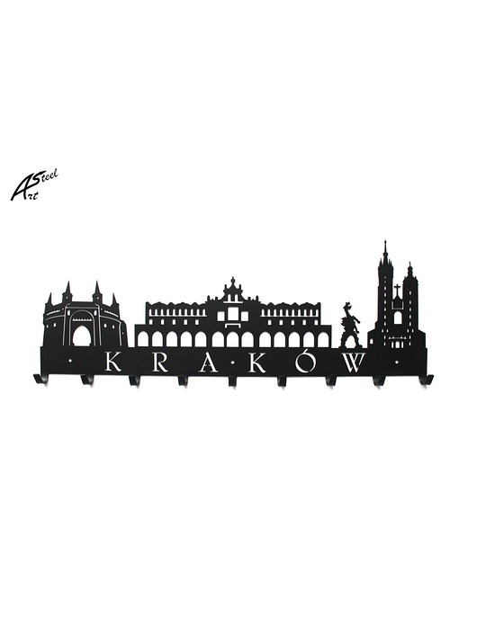 Kraków - wieszak na ubrania pomysł na prezent ArtSteel