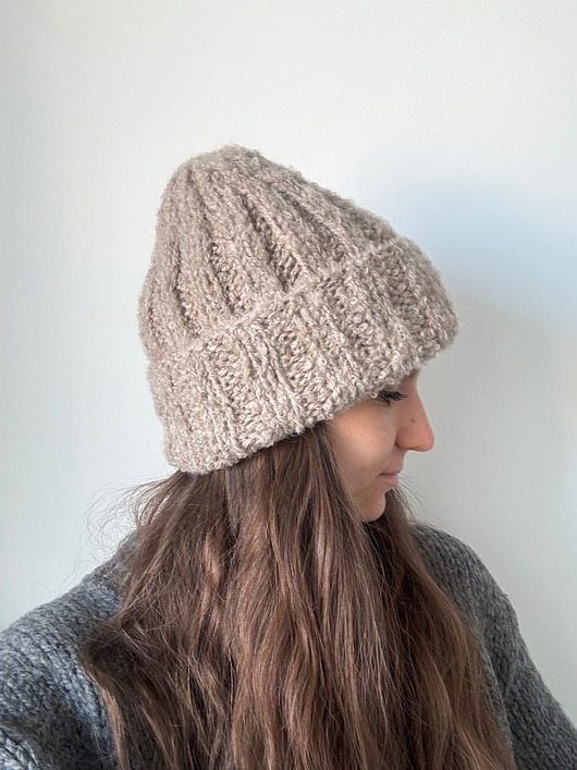 czapki damskie Czapka Baranek Alpaka Wełna