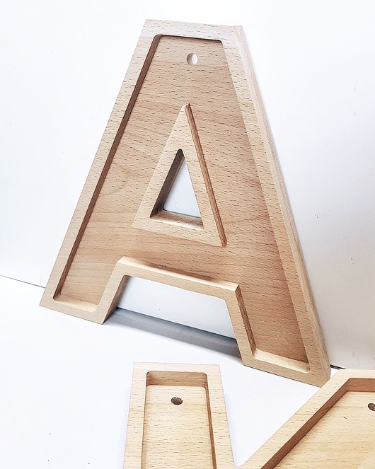 napisy dekoracyjne i tabliczki Litera Z "3d", 40cm