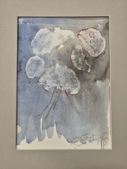 grafiki i ilustracje Aurelia Aurita 3 / 7/ 26 / akwarela