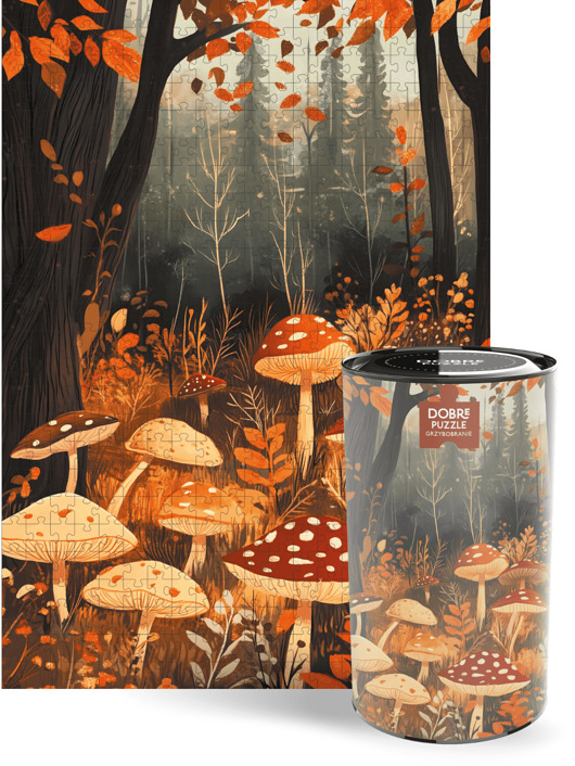 puzzle dla dzieci Grzybobranie Puzzle 500 Elementów