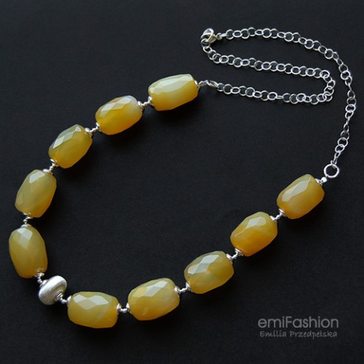 Żółty Agat MAREMI Jewelry
