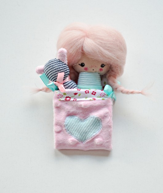 Różowa Zosia mini bez misia Lady Stump