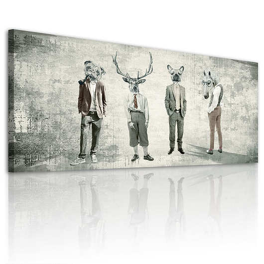 OBRAZ NA PŁÓTNIE -  150x60cm CHŁOPAKI :) LUdesign gallery