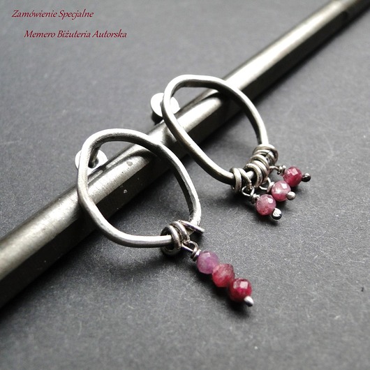 kolczyki srebrne Zamówienie-kolczyki srebrne z turmalinem 3.0