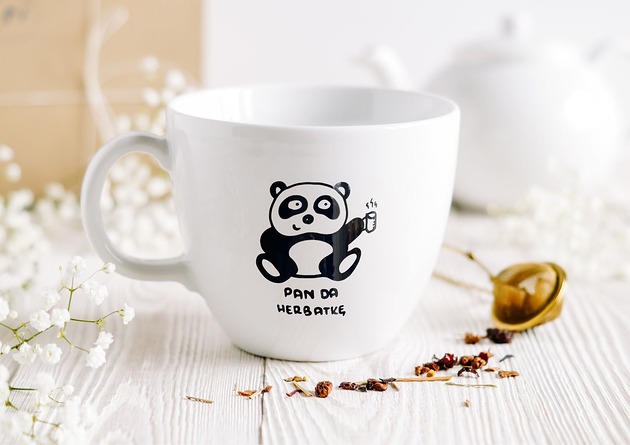 kubki Litrowy Kubek z Pandą