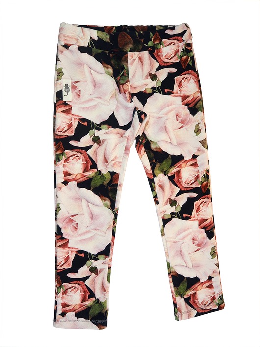 legginsy i getry dla dziewczynki Legginsy Rose Garden