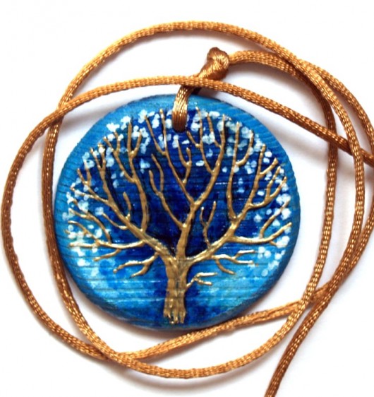 Gold Tree abstrakcja