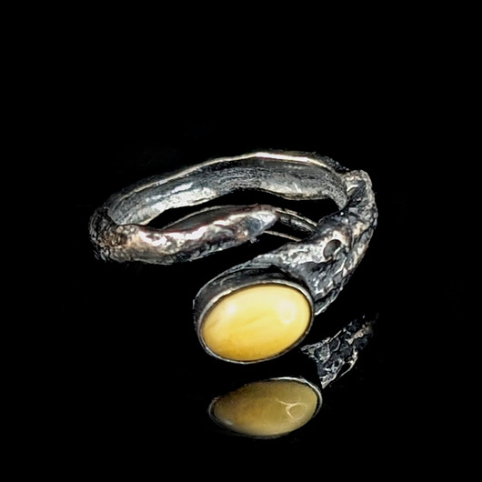 pierścionki srebrne Pierścionek Little amber