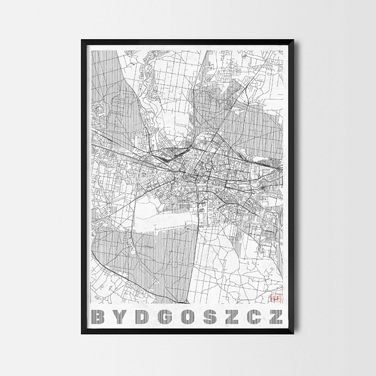 plakaty Plakat Bydgoszcz - CityArtPosters