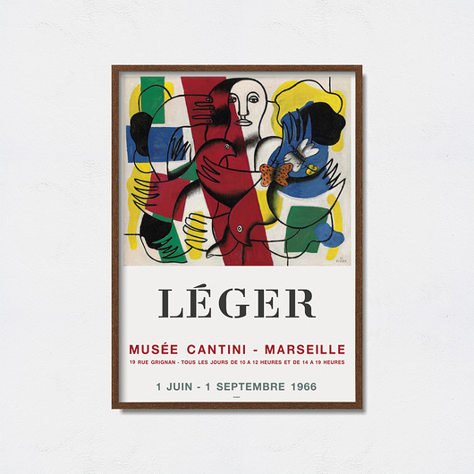 Fernand Leger plakat do wystawy Pas De LArt
