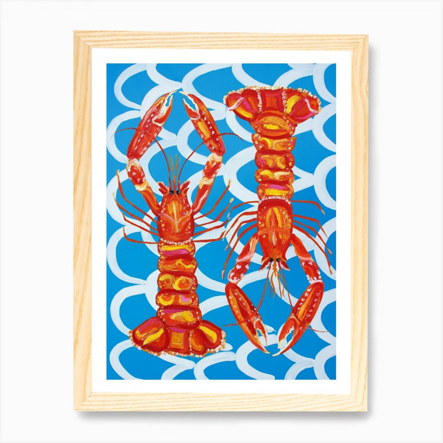 plakaty Plakat Homarowy Lobster Ocean Art