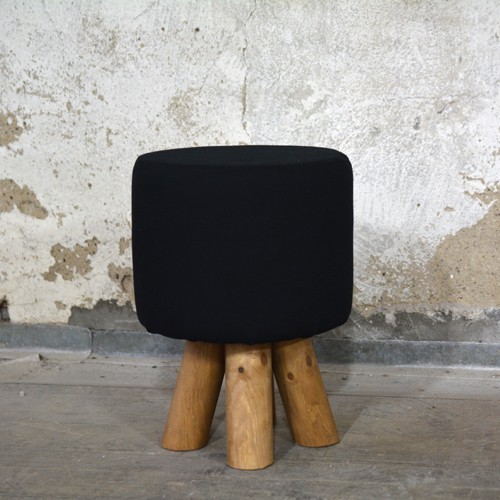 Taboret skandynawski czarny Daro Meble
