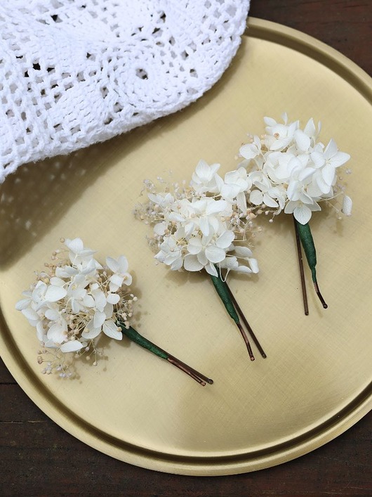 Ślubne ozdoby do włosów Kokówki ślubne , wsuwki do włosów z kwiatami