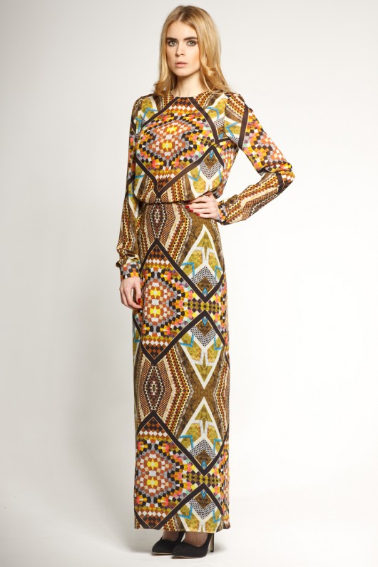 Patterned maxi skirt  hevapoland