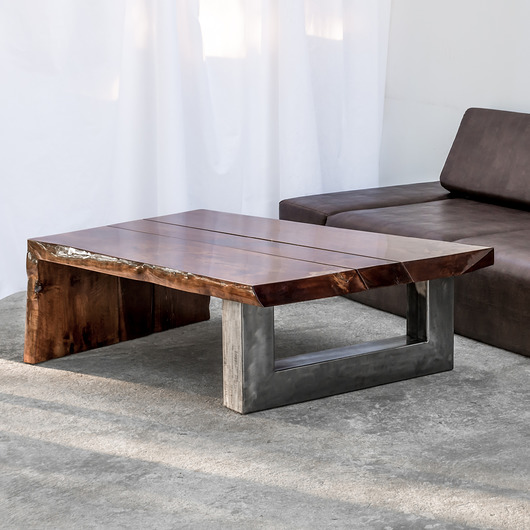 stoliki kawowe Stolik Kawowy Lity nowoczesny industrial drewno