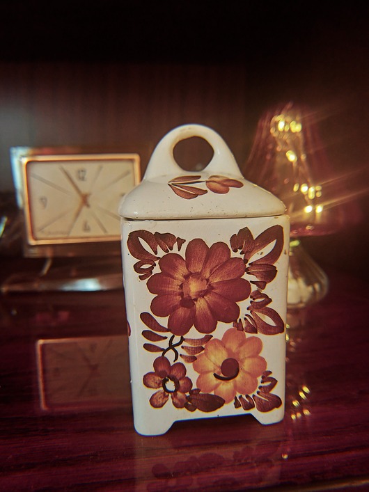 świeczniki i świece Ogniu, krocz ze mną - świeca sojowa w naczyniu vintage