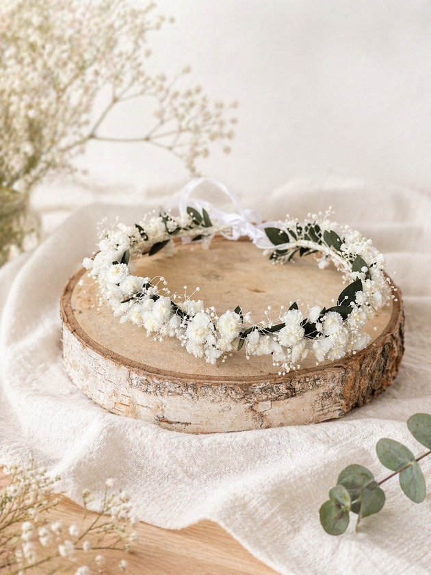 wianki komunijne Wianek na głowę suszki