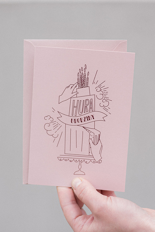 HURA! URODZINY kartka okolicznościowa La Dolce Design