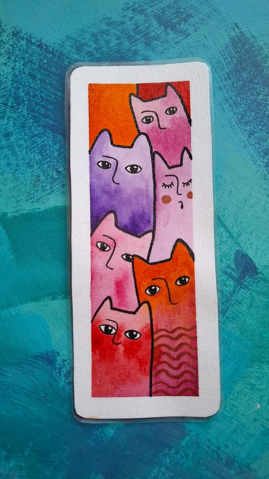 zakładki do książek Zakładka do książki Kotki