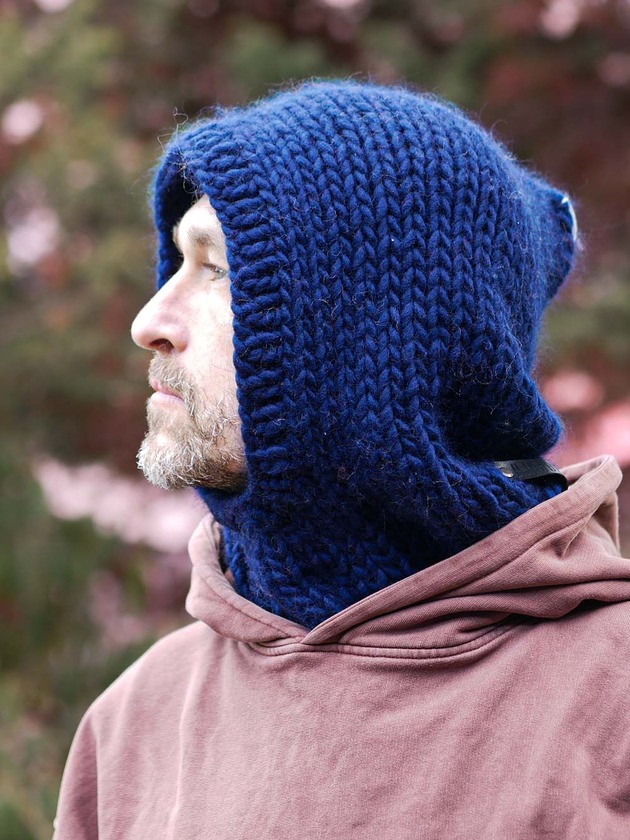 czapki i kapelusze męskie 100% MERINO balaclava kapturek
