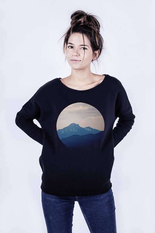 Bluza damska 'góry' dziendobry