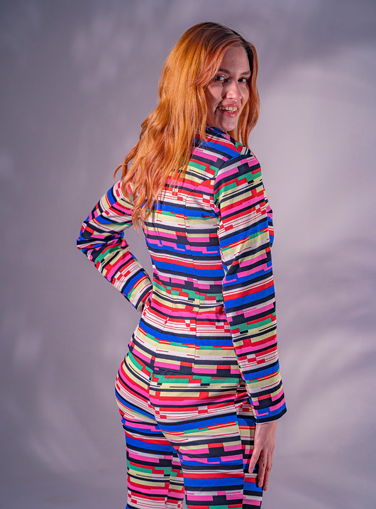 bluza bez kaptura damska Dopasowana bluza na zamek
