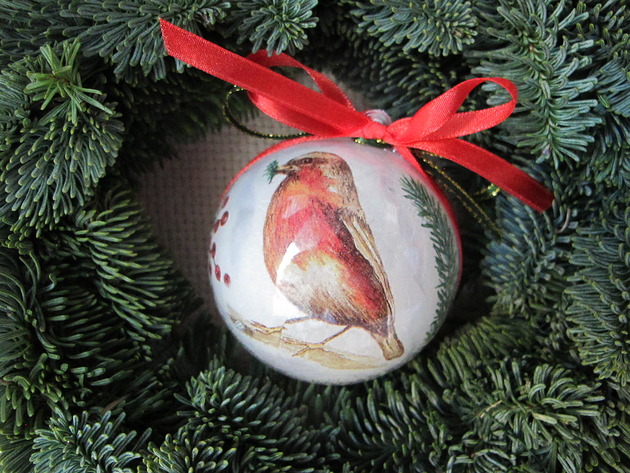 bombki Bombka Rudzik