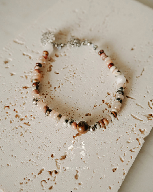 bransoletki z kamieni naturalnych Bransoletka Coffee