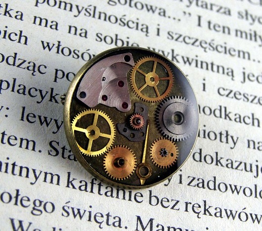 Mechaniczna broszka 101 Zegarynki