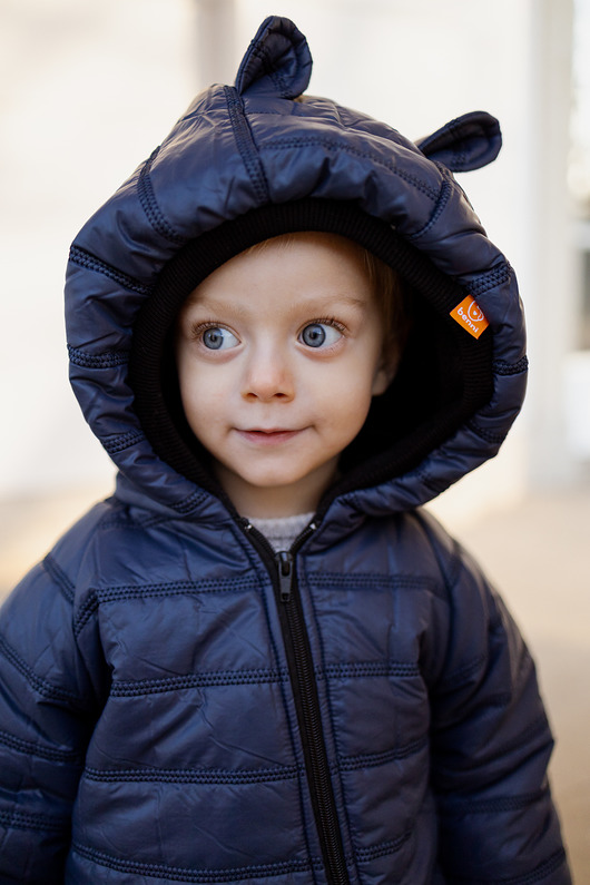 kombinezony dla chłopców Kombinezon zimowy 104 110 - atramentowy