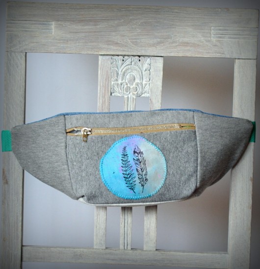 Nerka malowana ręcznie BOHO ivy style
