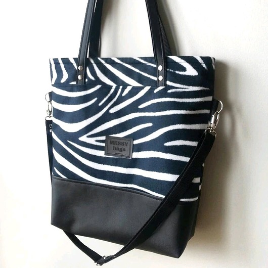 torby na ramię Torba Bricky zebra