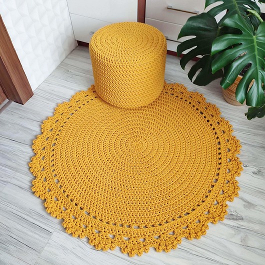 dywany Dywan okrągły ze sznurka 110cm