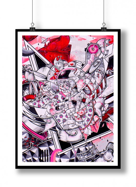 Plakat / Poster – Graffiti 3B Poster Gallery Wall
