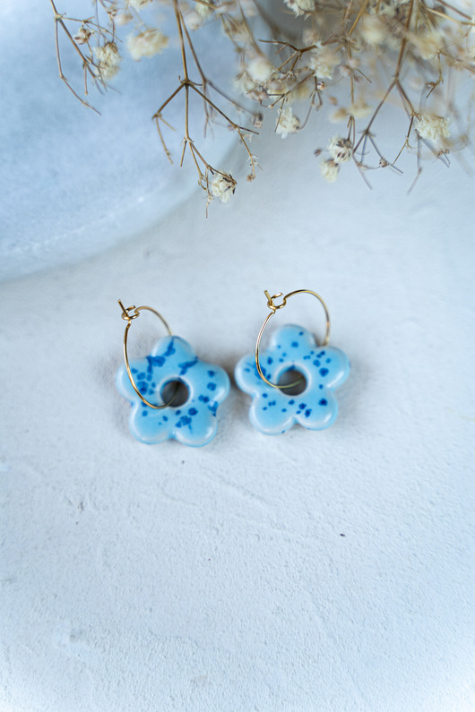 kolczyki ceramiczne Kolczyki ceramiczne FLEUR