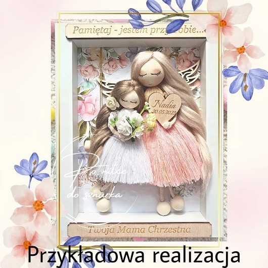 komunia - pozostałe Pamiątka komunijna dla dziewczynki lub chłopca na zamówienie 1+1