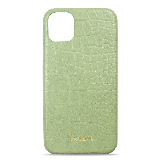 etui na telefon Etui Monogram case inicjały  - MIĘTOWY