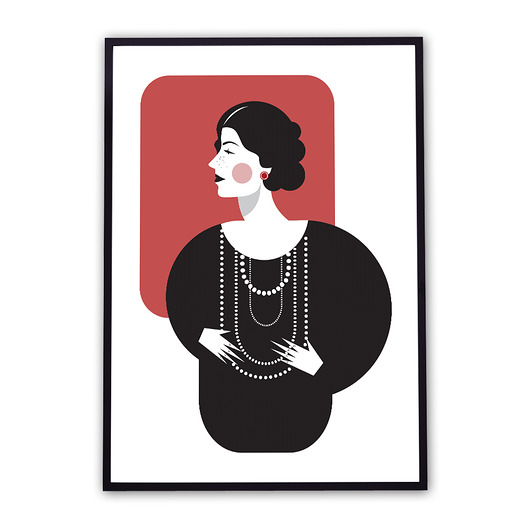 Plakat Elegancka Coco 30 x 40 cm LoFink